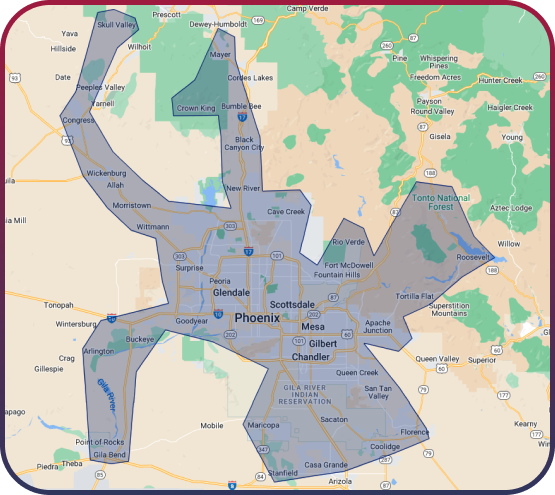 service area map