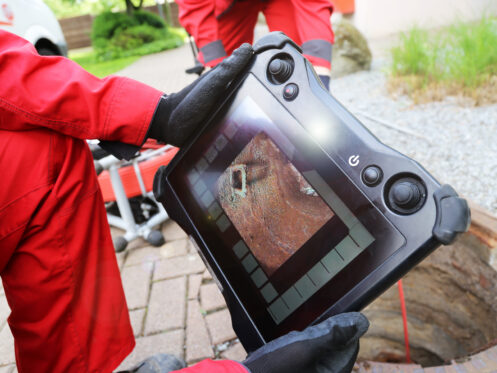 Sewer inspection with a camera in Glendale, AZ